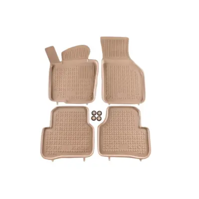 Tappetini Gomma Beige 4 Pezzi per Volkswagen Passat B6 2005-2010