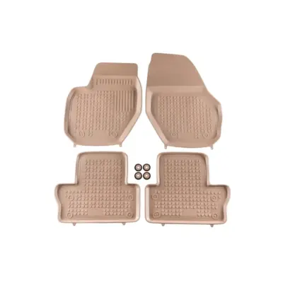 Tappetini Gomma Beige 4 Pezzi per Volvo XC60 2008-2017