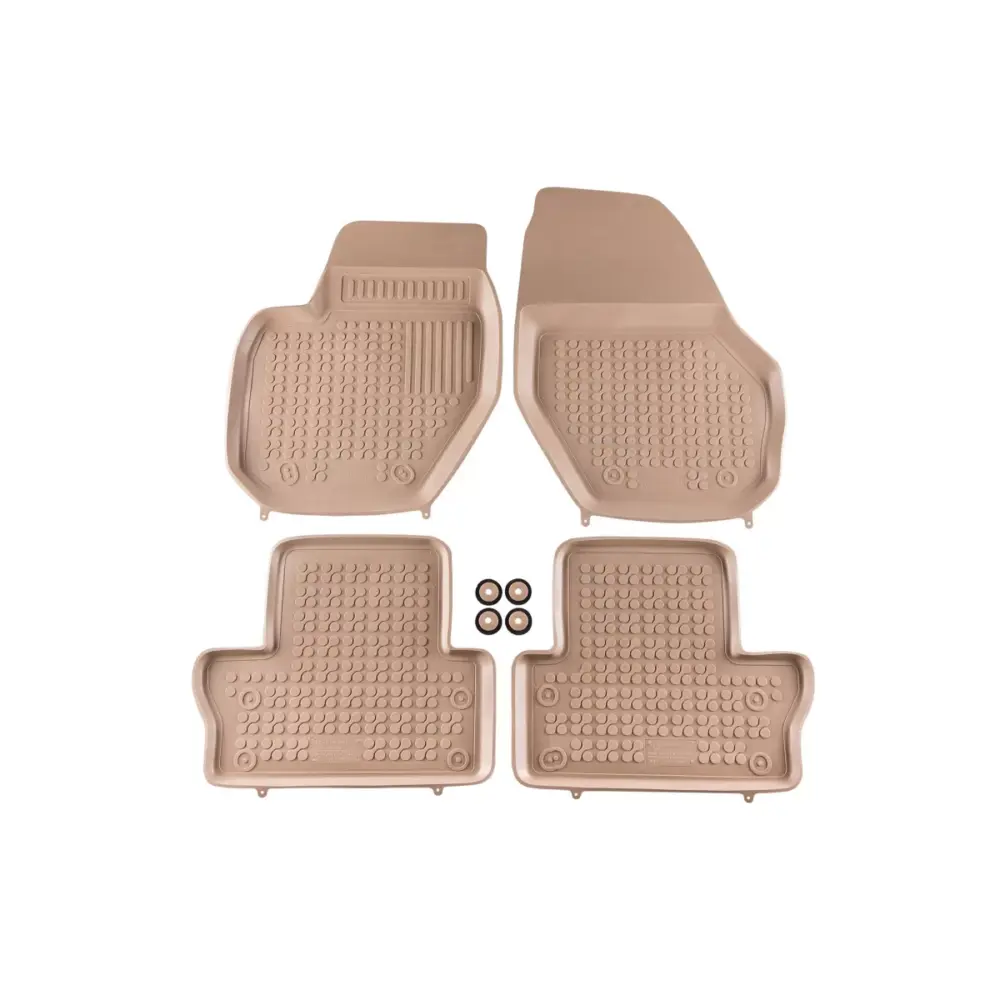 Tappetini Gomma Beige 4 Pezzi per Volvo XC60 2008-2017