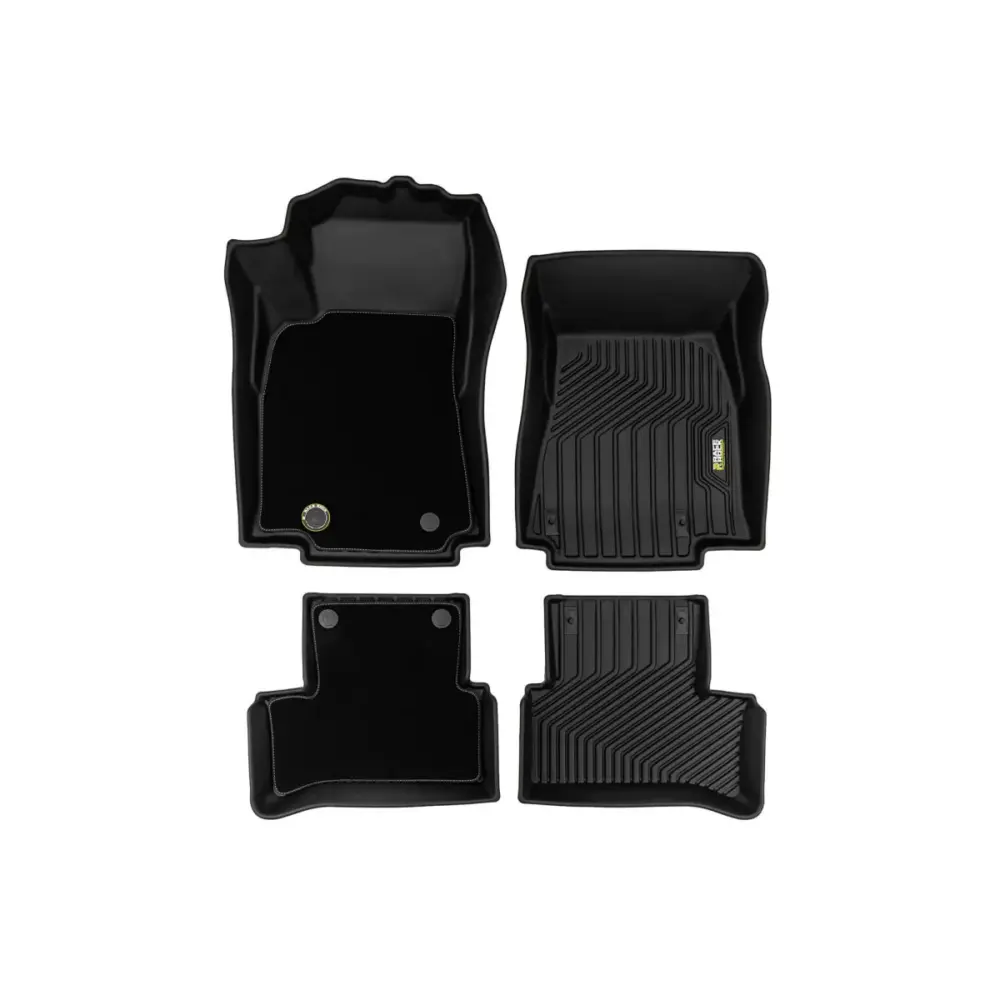 Tappetini Gomma e Moquette 3 Pezzi Nero per Mercedes Classe B W247 dal 2018
