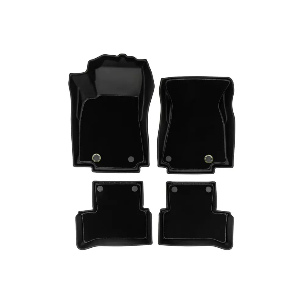 Tappetini Gomma e Moquette 3 Pezzi Nero per Mercedes Classe B W247 dal 2018
