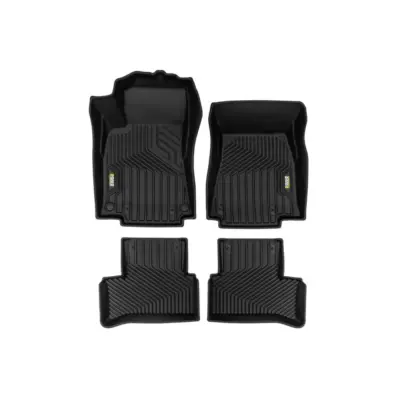 Tappetini Gomma e Moquette 3 Pezzi Nero per Mercedes Classe B W247 dal 2018