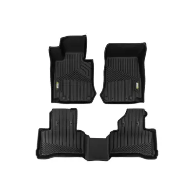 Tappetini Gomma e Moquette 3 Pezzi Nero per Mercedes GLC C253 2016-2023