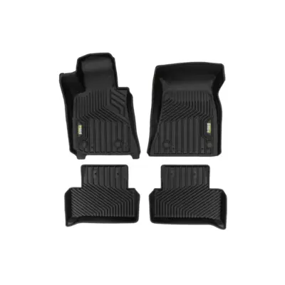 Tappetini Gomma e Moquette 4 Pezzi Neri per BMW I4 G26 dal 2021