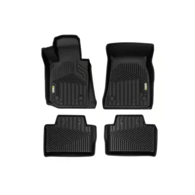 Tappetini Gomma e Moquette 4 Pezzi Neri per BMW Serie 4 G26 dal 2021