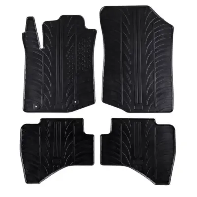 Tappetini Gomma Neri 4 Pezzi per Peugeot 108 2014