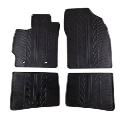 Tappetini Gomma Neri 4 Pezzi per Toyota Prius 2009-2012