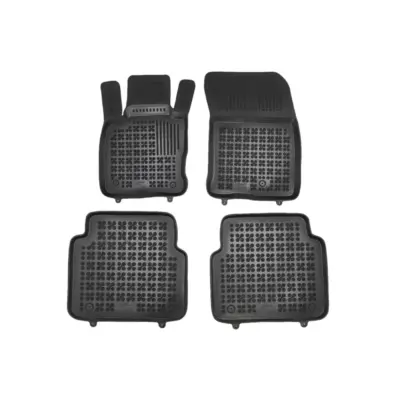 Tappetini Gomma Neri Anteriori e Posteriori per Ford Kuga Mk Iii dal 2019