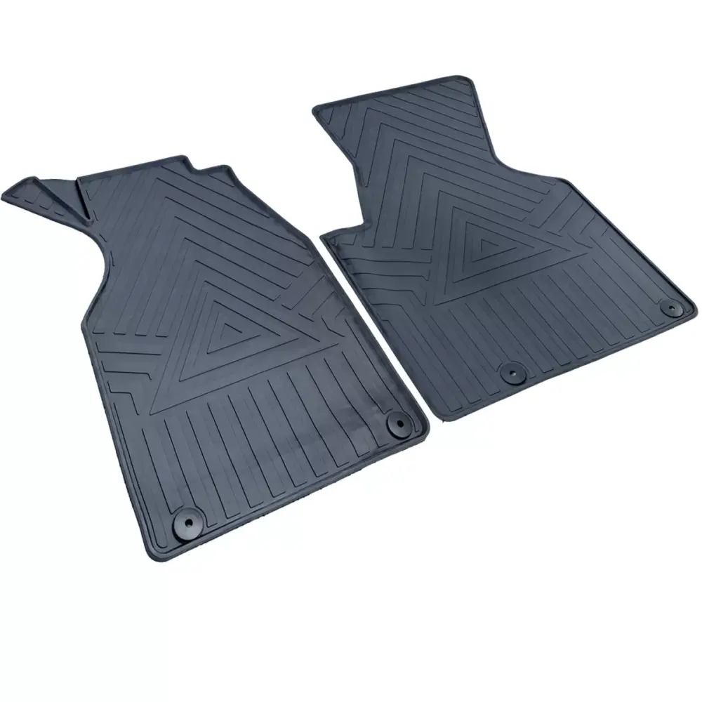 Tappetini Gomma Neri Anteriori e Posteriori per VW T4 Bus Transporter Caravelle