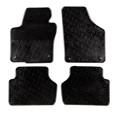 Tappetini Gomma Neri Set 4 Pezzi per Volkswagen Tiguan 2007-2015