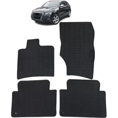 Tappetini Gomma Neri Set Completo per Audi Q7 4L 06-15