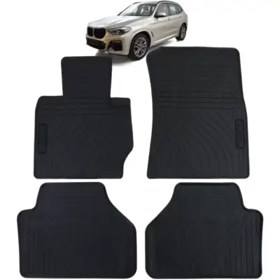 Tappetini Gomma Neri Set Completo per BMW X3 F25 10-17
