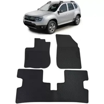 Tappetini Gomma Neri Set Completo per Dacia Duster I 2010-2018