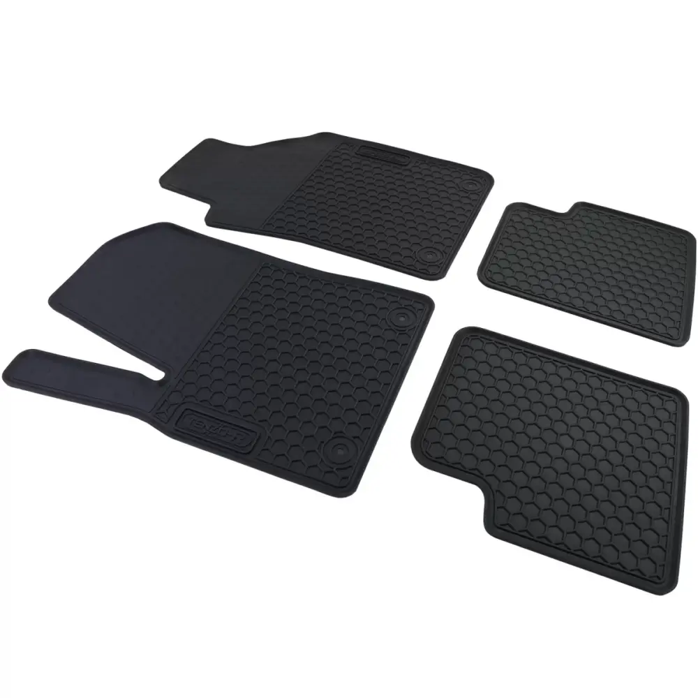 Tappetini Gomma Neri Set Completo per Fiat 500 500c 2007-2022