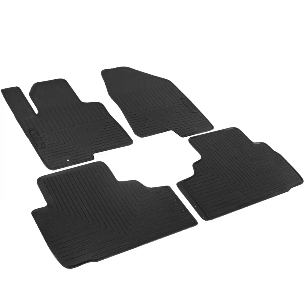 Tappetini Gomma Neri Set Completo per Hyundai IX35 2009-2015