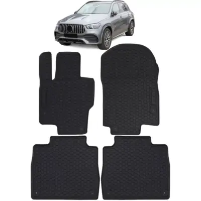 Tappetini Gomma Neri Set Completo per Mercedes GLE V167 dal 2018
