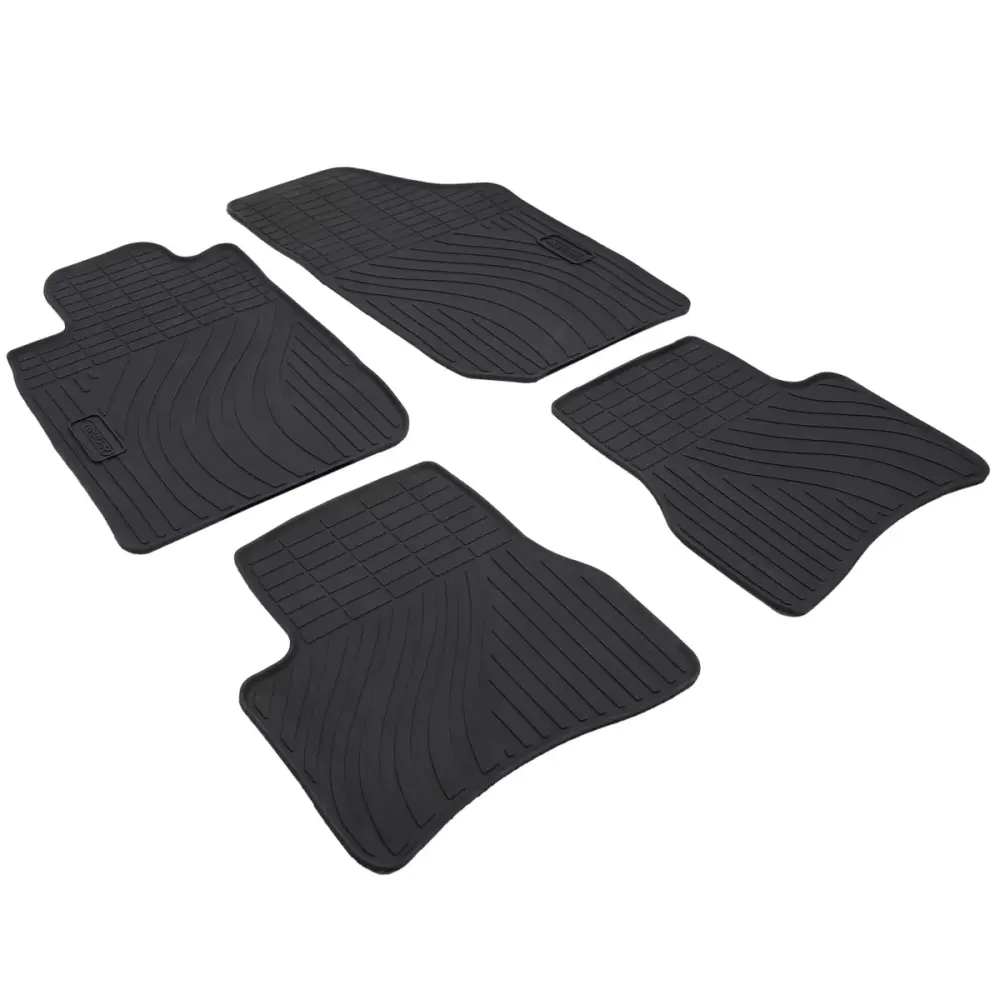 Tappetini Gomma Neri Set Completo per Peugeot 206 98-09