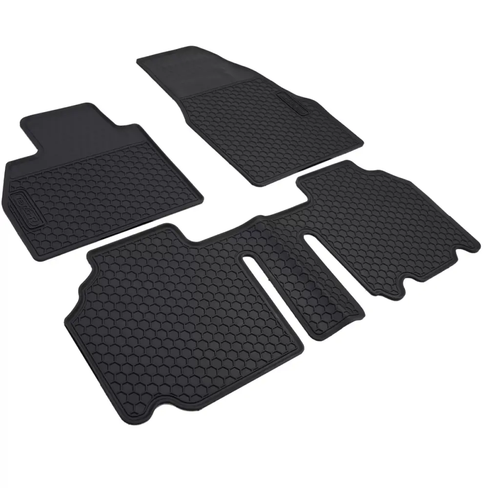 Tappetini Gomma Neri Set Completo per Renault Kangoo Ii 2008-2022