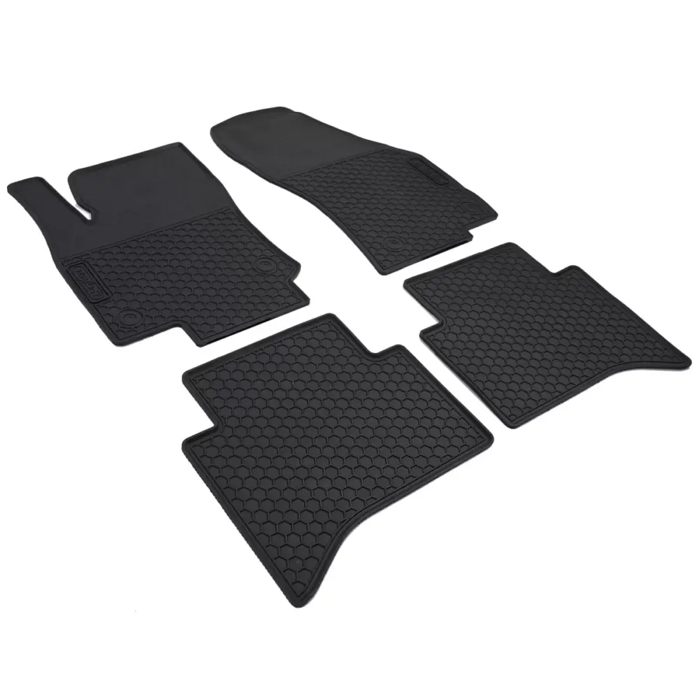 Tappetini Gomma Neri Set Completo per Volkswagen Touran Ii 5T dal 2015