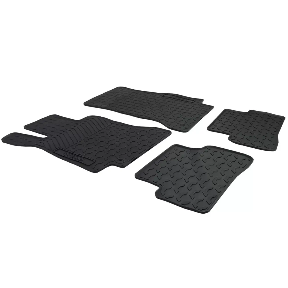 Tappetini Gomma Neri Set Premium per Mercedes Classe C W205 S205 14-22