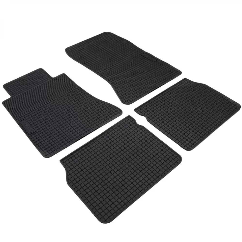 Tappetini Gomma Neri Set Premium per Mercedes Classe E W124 84-97