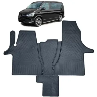 Tappetini Gomma Premium 4 Pezzi per Volkswagen Bus Transporter T6.1 dal 2019