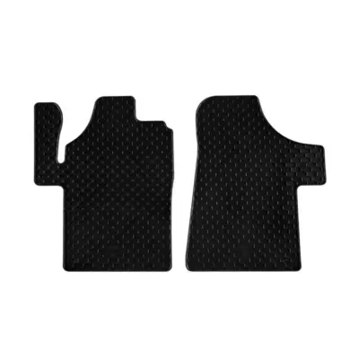 Tappetini Gomma Set 2 Pezzi Nero per Mercedes Vito 2003-2010