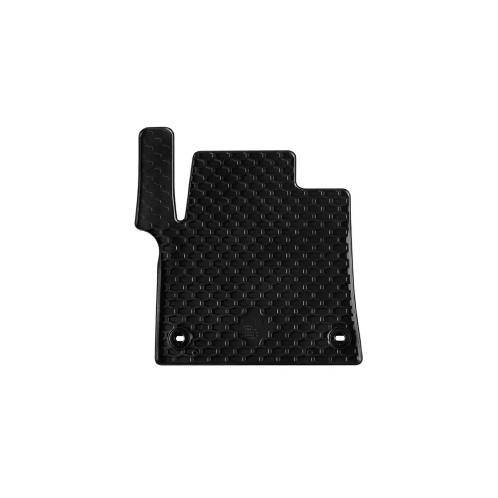 Tappetini Gomma Set 3 Pezzi con Clip Ovali Opel Vivaro dal 2019 Nero