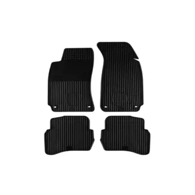 Tappetini Gomma Set 4 Pezzi con Clip Ovali per Volkswagen Passat B5 B5.5