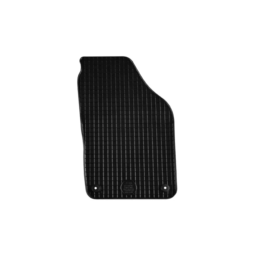 Tappetini Gomma Set 4 Pezzi con Clip Rotonde per Volkswagen Polo 2001-2009