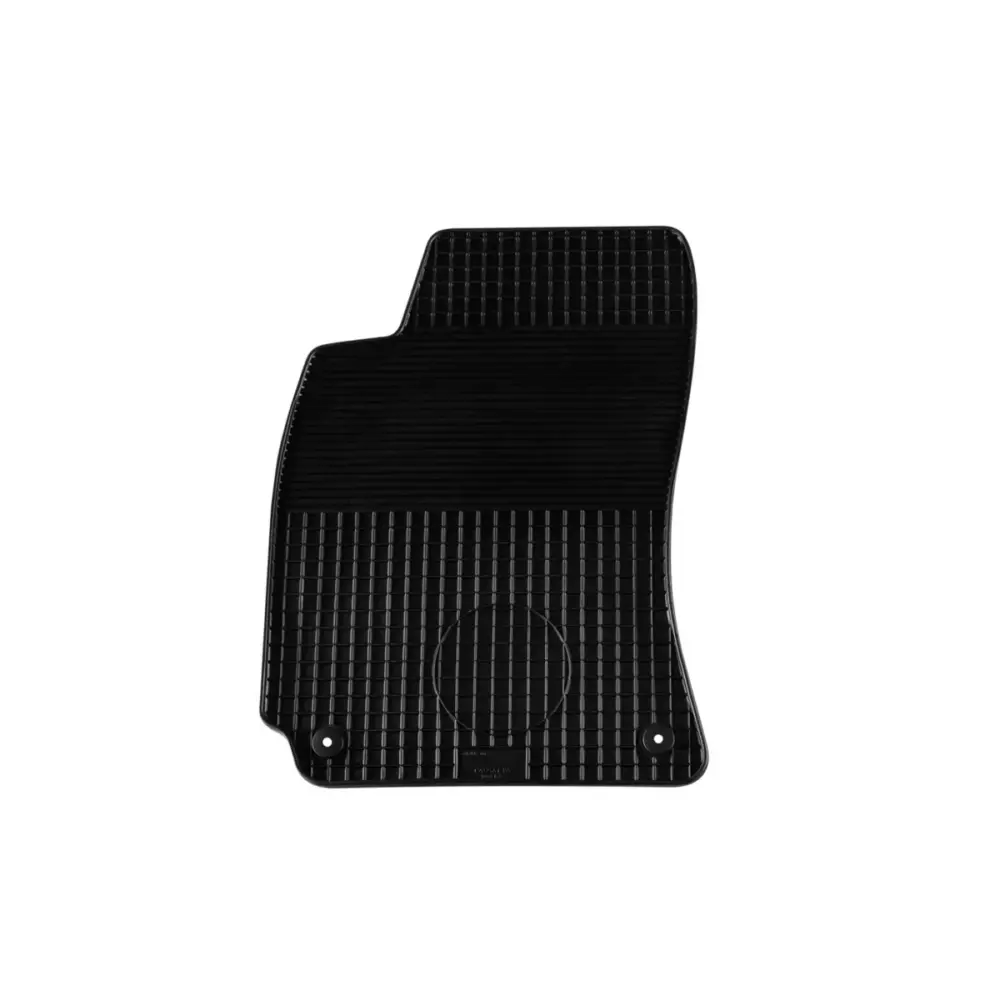 Tappetini Gomma Set 4 Pezzi Neri con Clip Tondi per Volkswagen Passat B5 B5.5