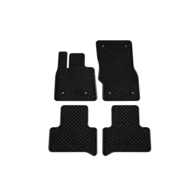 Tappetini Gomma Set 4 Pezzi Neri per Alfa Romeo Stelvio dal 2016