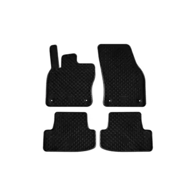 Tappetini Gomma Set 4 Pezzi Neri per Audi Q2 dal 2017