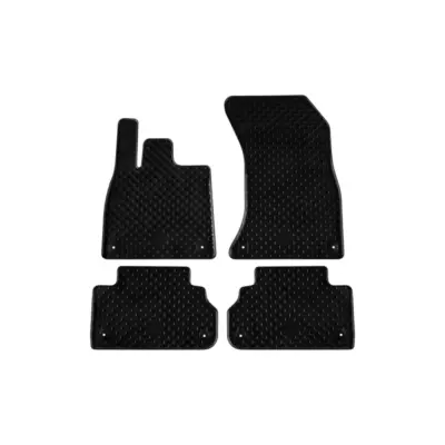 Tappetini Gomma Set 4 Pezzi Neri per Audi Q5 Hybrid dal 2017