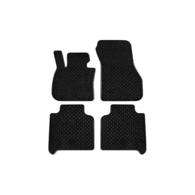 Tappetini Gomma Set 4 Pezzi Neri per BMW Serie 2 GT F46 dal 2014