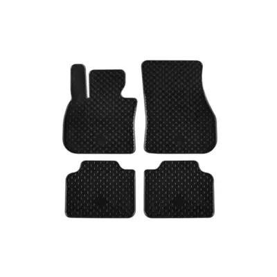 Tappetini Gomma Set 4 Pezzi Neri per BMW Serie 2 U06 Active Tourer dal 2021
