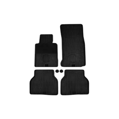Tappetini Gomma Set 4 Pezzi Neri per BMW Serie 3 E46 1998-2004