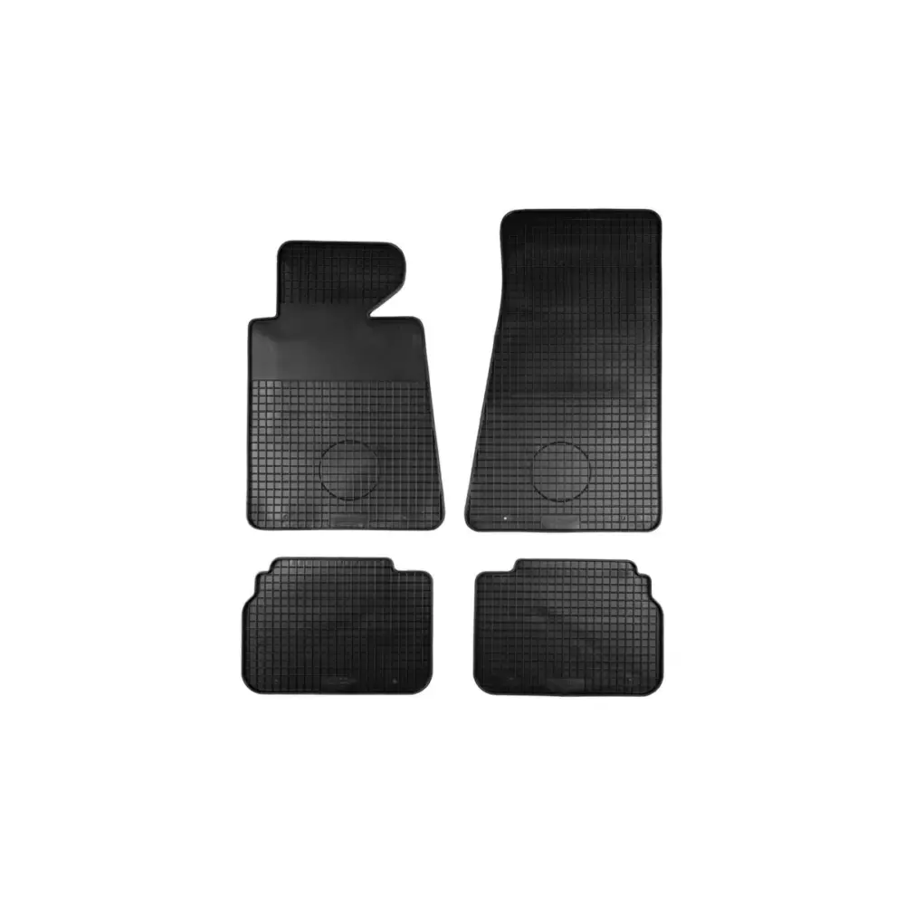 Tappetini Gomma Set 4 Pezzi Neri per BMW Serie 5 E34 1989-1995 Berlina Station