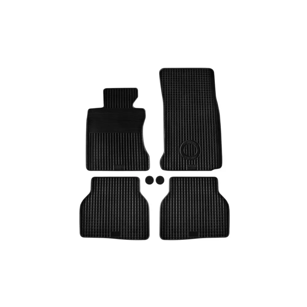 Tappetini Gomma Set 4 Pezzi Neri per BMW Serie 5 E60 2004-2010