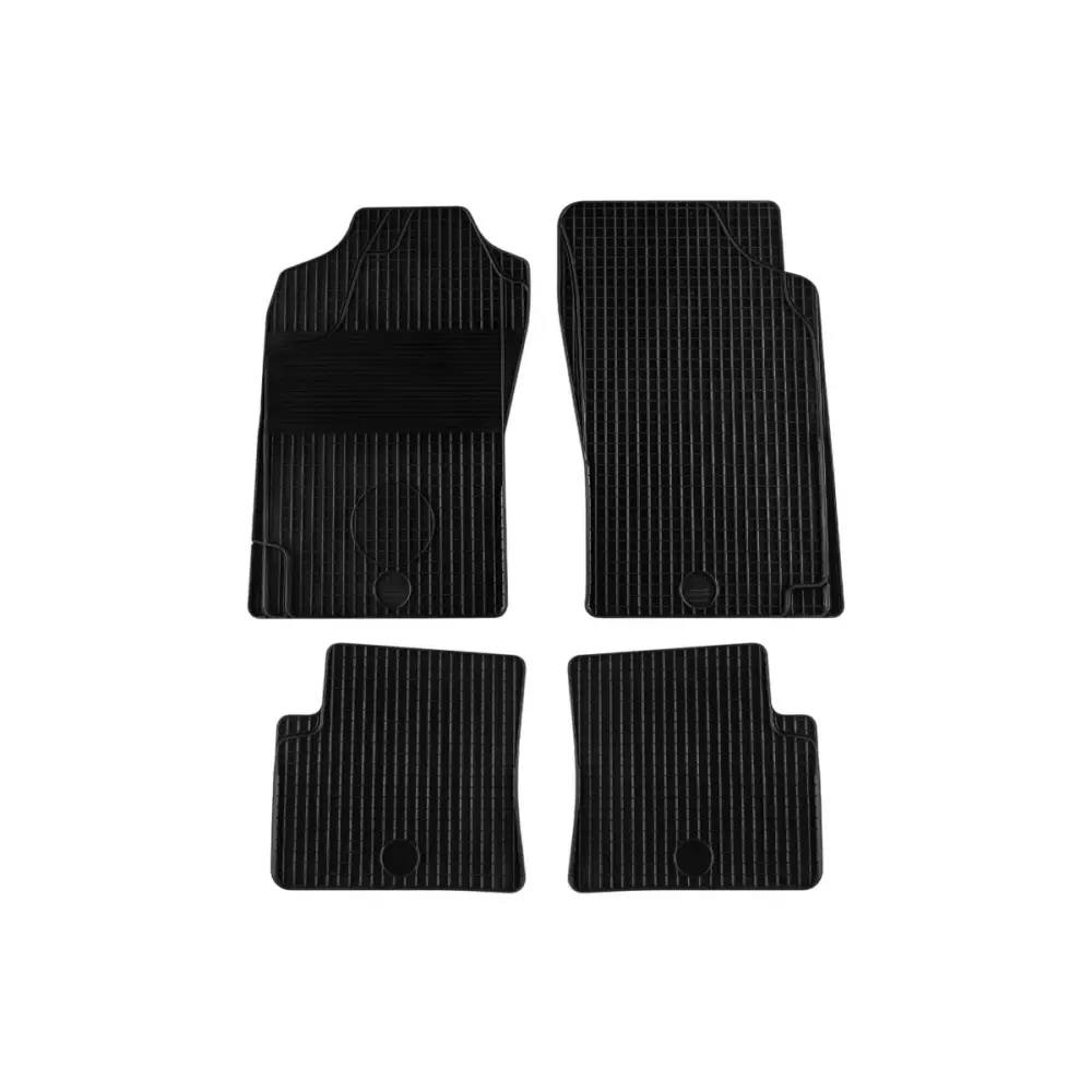 Tappetini Gomma Set 4 Pezzi Neri per Citroën Xsara 1997-2003