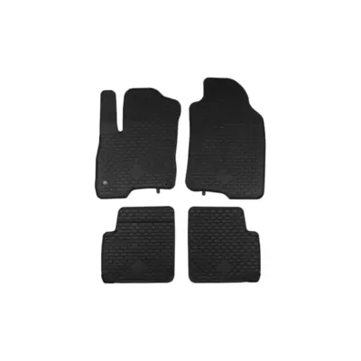 Tappetini Gomma Set 4 Pezzi Neri per Fiat Panda dal 2012