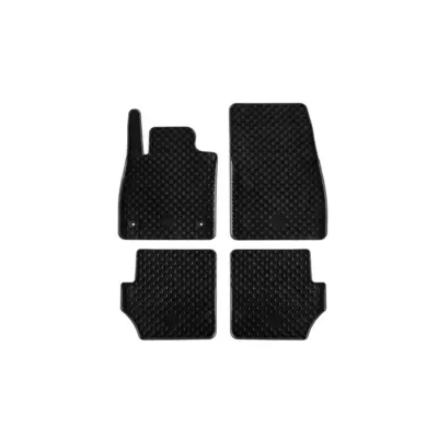 Tappetini Gomma Set 4 Pezzi Neri per Ford Fiesta dal 2017
