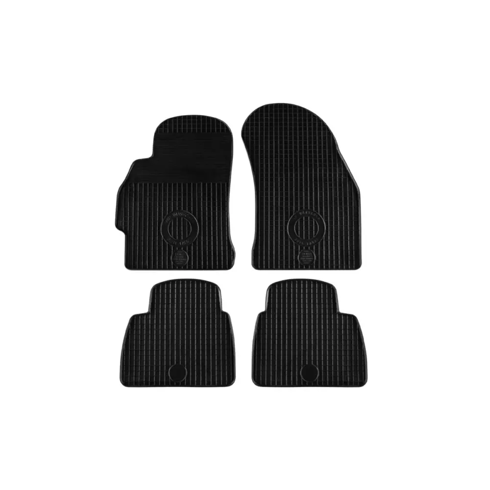 Tappetini Gomma Set 4 Pezzi Neri per Ford Mondeo 1993-2007