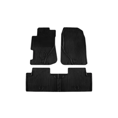 Tappetini Gomma Set 4 Pezzi Neri per Honda Civic 2000-2006