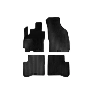 Tappetini Gomma Set 4 Pezzi Neri per Hyundai Atos dal 1999
