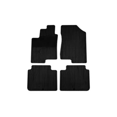 Tappetini Gomma Set 4 Pezzi Neri per Hyundai Sonata 2005-2009
