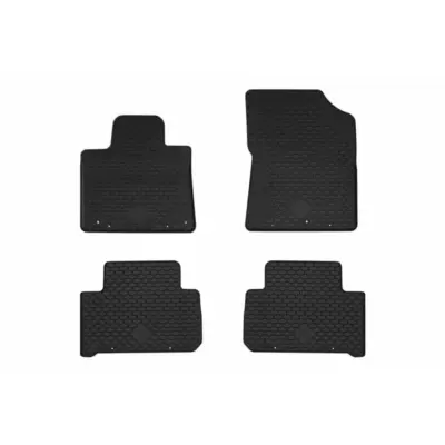 Tappetini Gomma Set 4 Pezzi Neri per Kia Sorento Diesel dal 2020