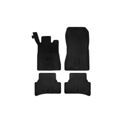 Tappetini Gomma Set 4 Pezzi Neri per Mercedes Classe C W202 1993-1999