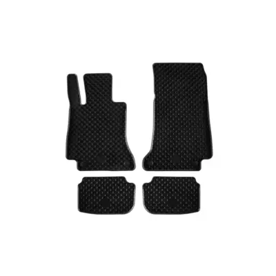 Tappetini Gomma Set 4 Pezzi Neri per Mercedes Classe E Coupe Cabrio C238
