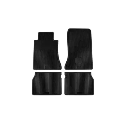 Tappetini Gomma Set 4 Pezzi Neri per Mercedes Classe E W124 1984-1996